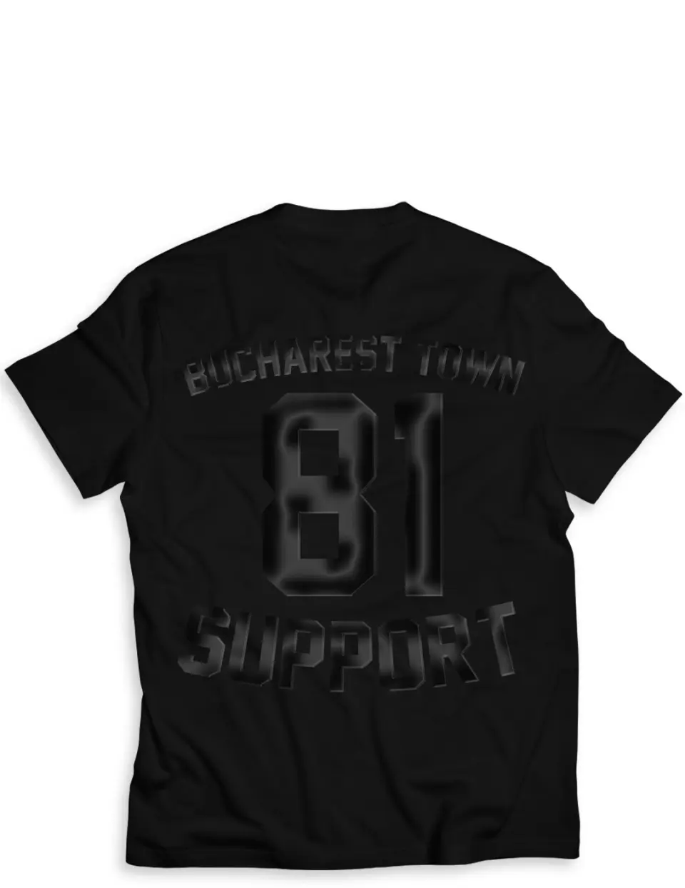 Bucharest Town All Black - Tricou