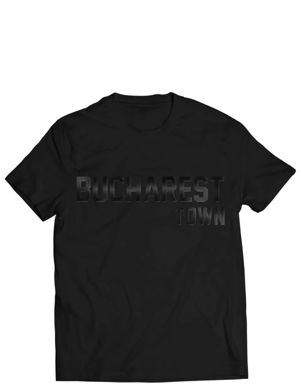 Bucharest Town All Black - Tricou